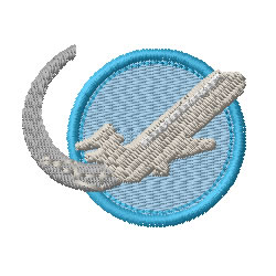 Plane Machine Embroidery Design