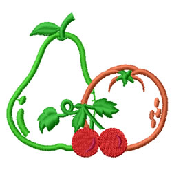 Fruits Machine Embroidery Design