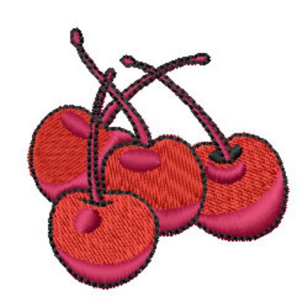 Picture of Cherry Machine Embroidery Design