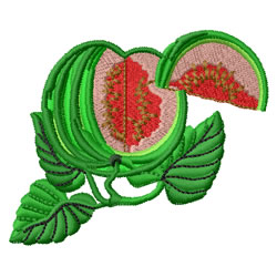 Watermelons Machine Embroidery Design