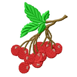 Cherries Machine Embroidery Design