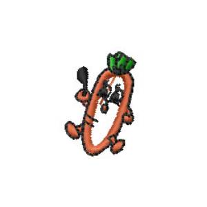 Picture of Carrot Machine Embroidery Design