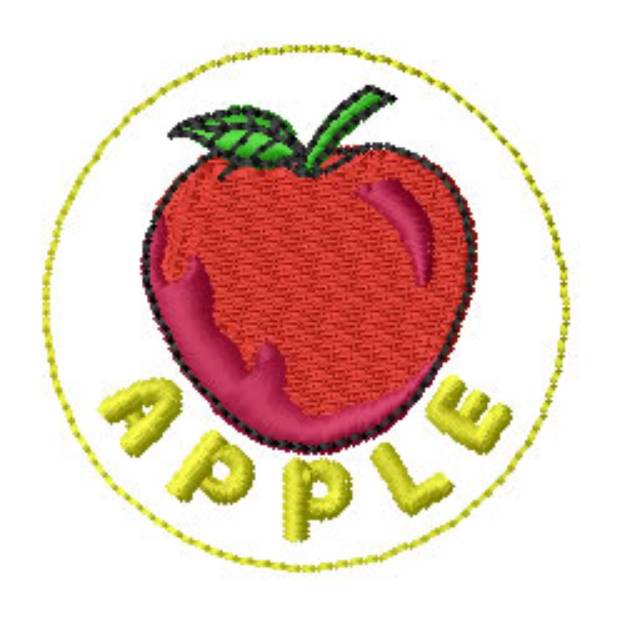 Picture of Apples Machine Embroidery Design