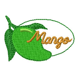 Mangoes Machine Embroidery Design