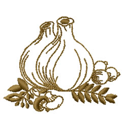 Onions Machine Embroidery Design