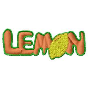 Picture of Lemons Machine Embroidery Design