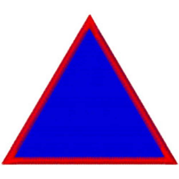 Picture of Filled Triangle Machine Embroidery Design