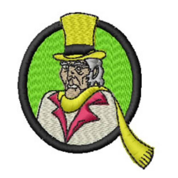 Picture of Scrooge Machine Embroidery Design
