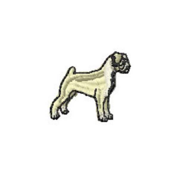 Picture of Boston Terrier Machine Embroidery Design