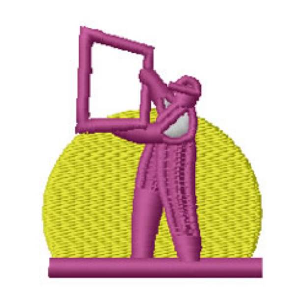 Picture of Window Man Machine Embroidery Design