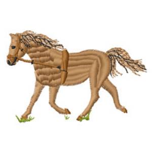 Picture of Trotting Horse Machine Embroidery Design