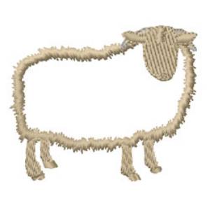 Picture of Wooly Sheep Machine Embroidery Design