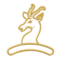 Antelope Crest Machine Embroidery Design