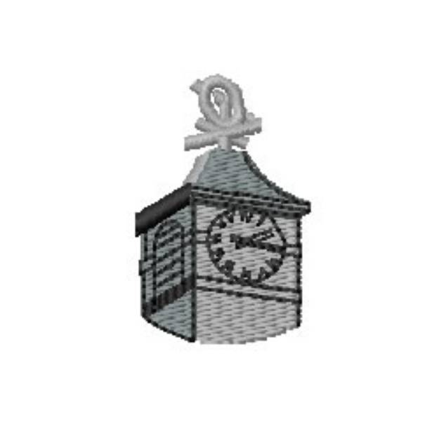 Picture of Clock Tower Machine Embroidery Design