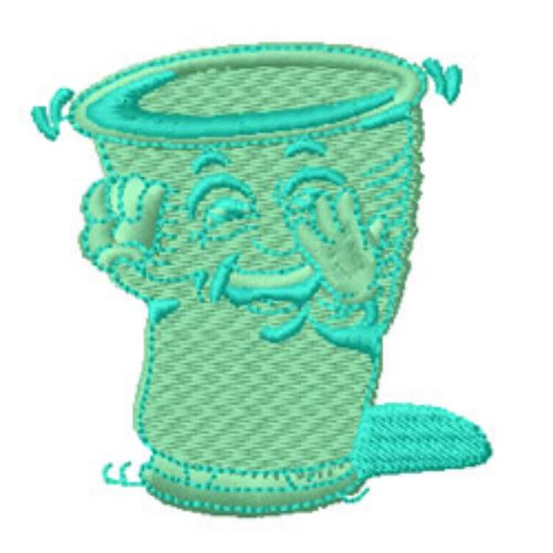 Picture of Happy Cup Machine Embroidery Design