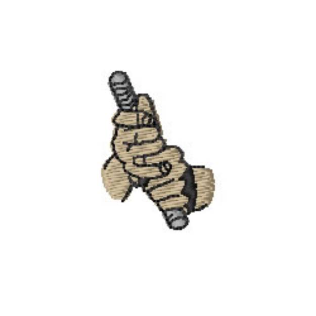 Picture of Golf Grip Machine Embroidery Design