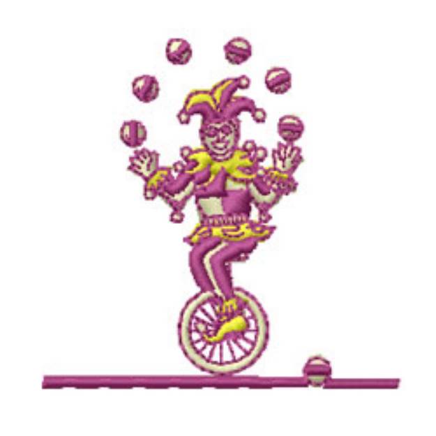 Picture of Juggler Machine Embroidery Design