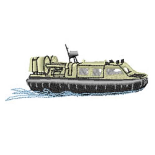 Picture of Hovercraft Machine Embroidery Design