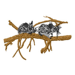 Tree Mice Machine Embroidery Design