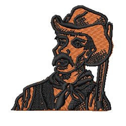 Cowboy Machine Embroidery Design