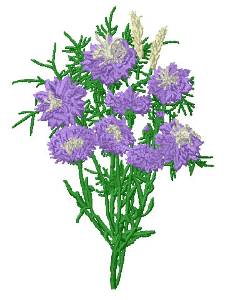 Picture of Wildflower Bouquet Machine Embroidery Design