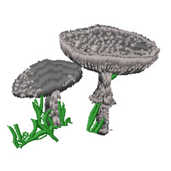 Mushrooms Machine Embroidery Design