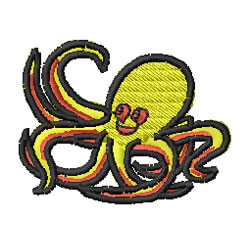 Octopus Machine Embroidery Design