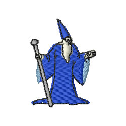 Wizard Machine Embroidery Design