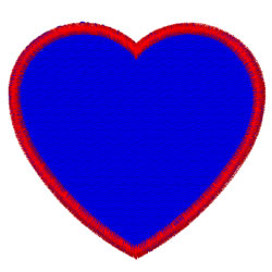 FILLED HEART Machine Embroidery Design