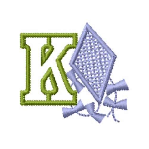 Picture of Kids Letter K Machine Embroidery Design