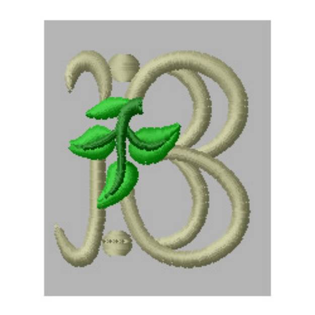 Picture of Victorian Letter B Machine Embroidery Design