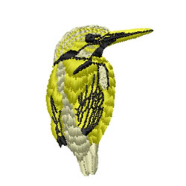 Picture of King Fisher Machine Embroidery Design