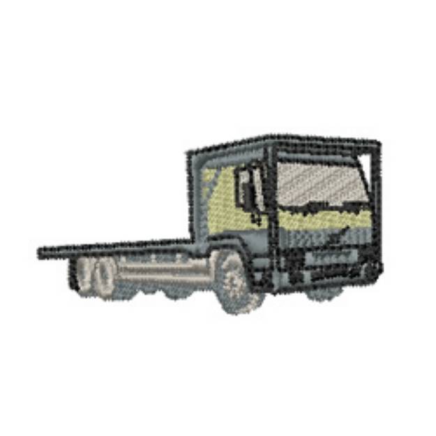 Picture of Flatbed Truck Machine Embroidery Design