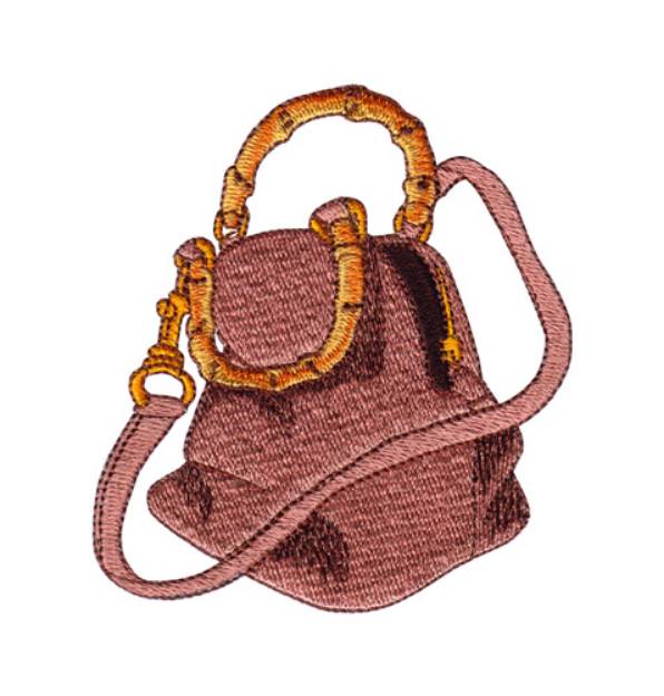 Picture of Bamboo Handle Bag Machine Embroidery Design