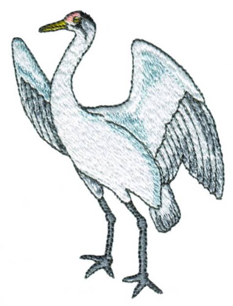 Picture of Heron Machine Embroidery Design