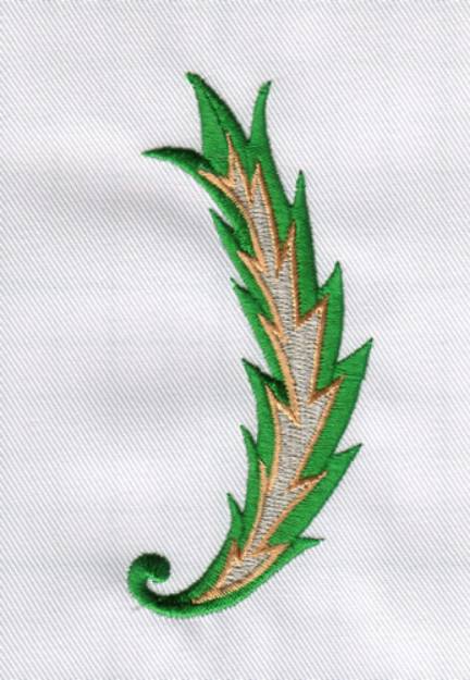 Picture of Spikey Swirl Machine Embroidery Design