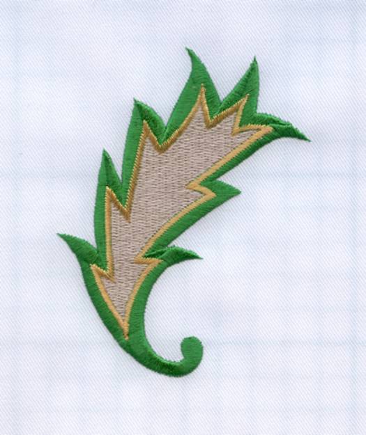 Picture of Spiked Swirl Machine Embroidery Design