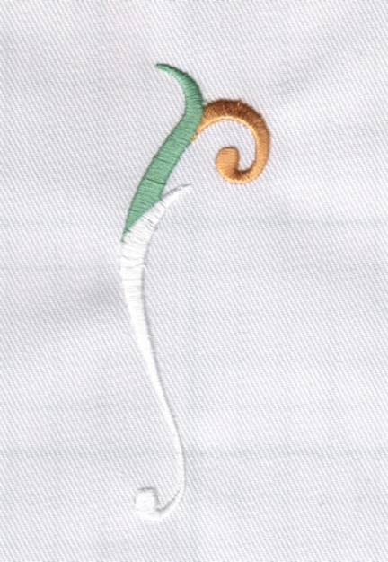 Picture of Tri Color Swirl Machine Embroidery Design