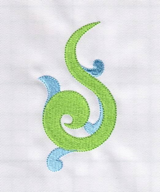Picture of Wide Swirl Machine Embroidery Design
