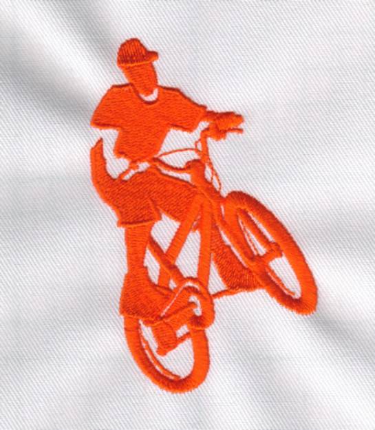 Picture of Cycling Machine Embroidery Design