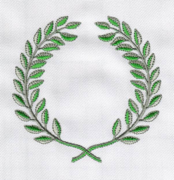 Picture of Laurel Wreath Machine Embroidery Design