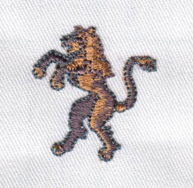 Picture of Lion Rampant Reguardant Machine Embroidery Design