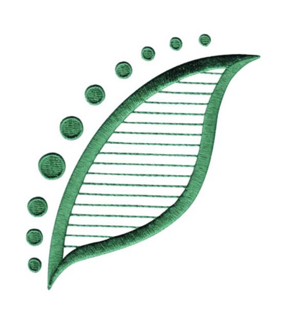 Picture of Spotted Leaf Machine Embroidery Design