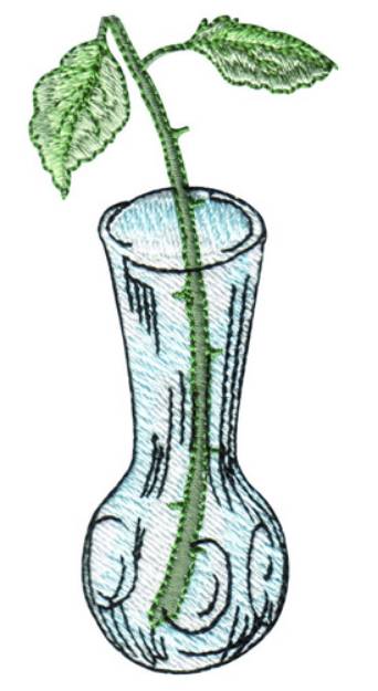 Picture of Stem In Vase Machine Embroidery Design