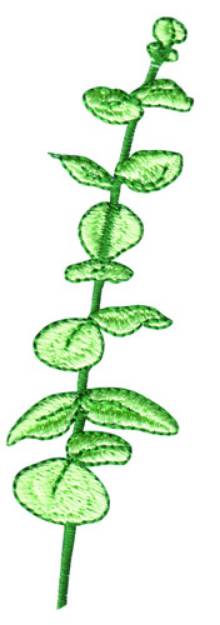 Picture of Leafy Twig Machine Embroidery Design