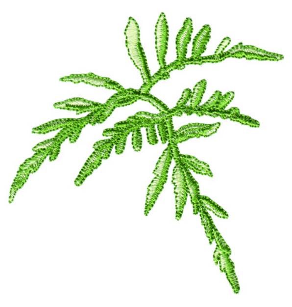Picture of Fern Sprig Machine Embroidery Design