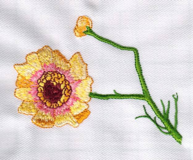 Picture of Bloom And Bud Machine Embroidery Design
