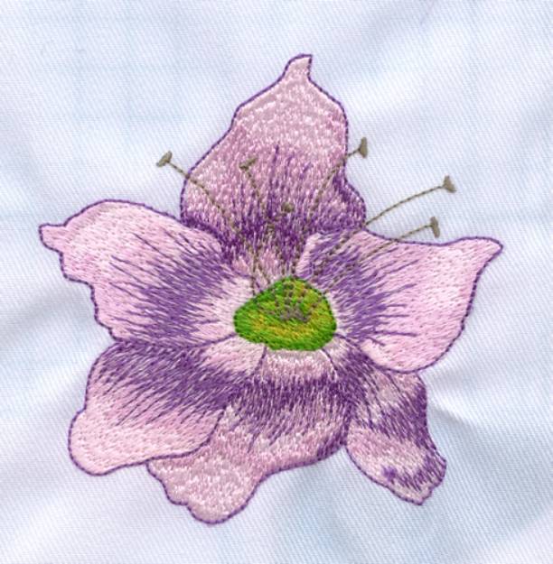 Picture of Orchid Machine Embroidery Design