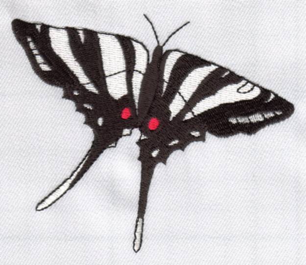 Picture of Zebra Swallowtail Machine Embroidery Design