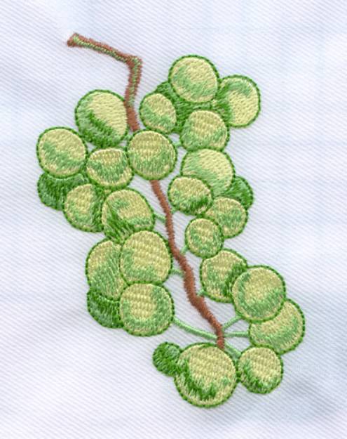 Picture of Bunch Of Grapes Machine Embroidery Design